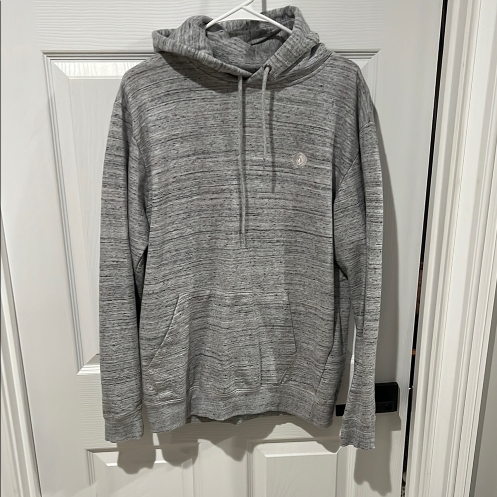 Volcom Gray Hooded Sweatshirt